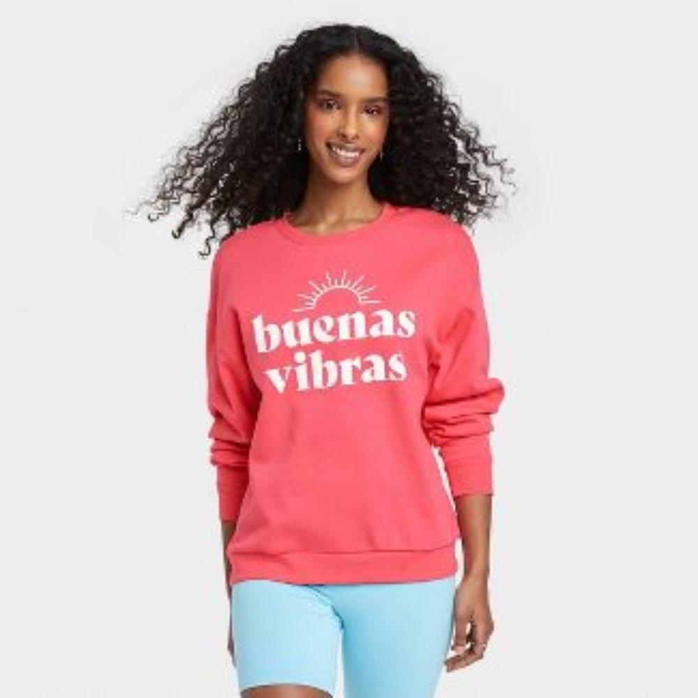 Buenas Vibras Graphic Sweatshirt